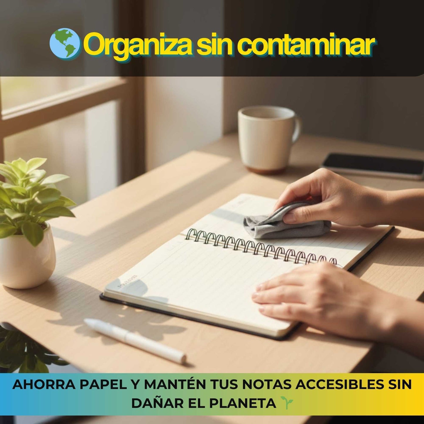 El Cuaderno que Nunca se Acaba – Reutilizable y Eco-Friendly