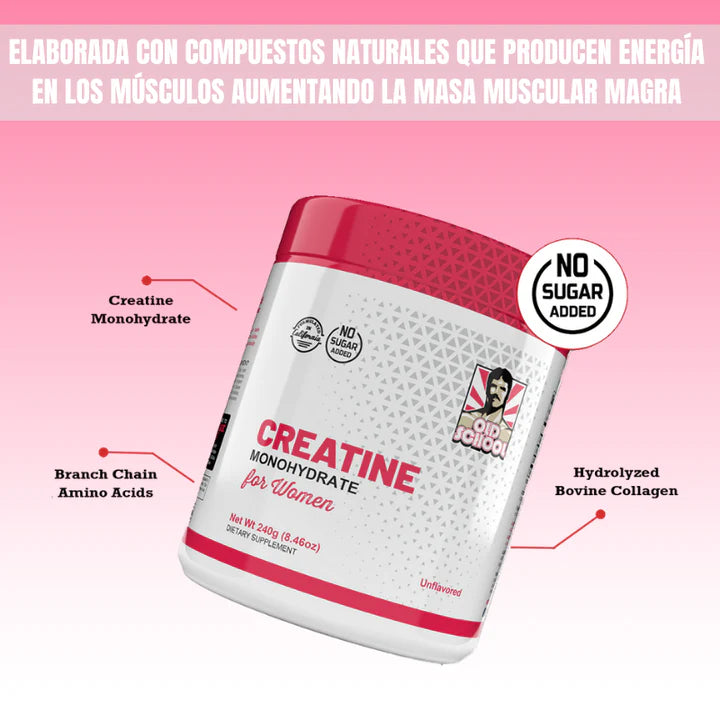 CREATINA PARA MUJERES CON COLAGENO Y AMINOACIDOS